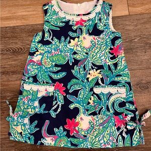 Lilly Pulitzer Toddler Girl dress Floral Sleeveless Dress size 2T